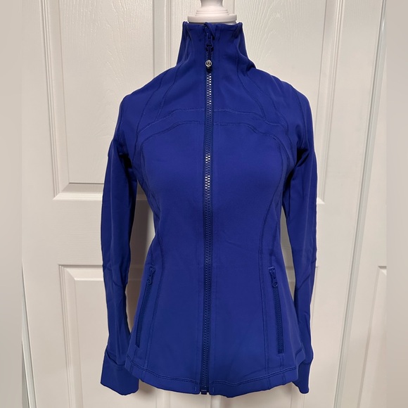Lululemon Define Jacket in Sapphire Blue Size 10 - Picture 5 of 12